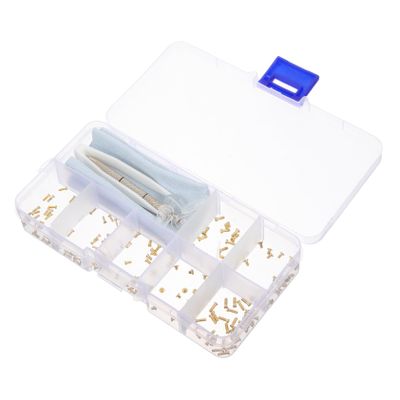 NOLITOY Eyeglass Repair Kit Glasses Screwdriver Tightening Kit Screws for Glasses Repair for Home Use