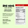 Nutriwell Air-Puffed Rice Cakes with Herb & Lime, Family Size Crispy Popped Rice Snack, Gluten Free, Avocado Oil, Light & Crispy, 130 Cal (14 Servings) view 2