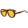Full lens Polarization Night Vision Reader Anti-Glare Magnification Night Driving Reading Glasses for Women Men T1313 (AMBER&YELLOW, 1, x) view 3