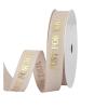 TYLPFH 10 Yards/Roll JUST for You Collection Packaging Handmade DIY Material Bow Decorative Ribbon(Champagne(16mm)) view 1