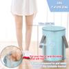 ANDECH Ionic Foot Detox Machine, Portable Home Foot Spa Kit with Himalayan Salt, Towel & Foldable Bucket... view 3