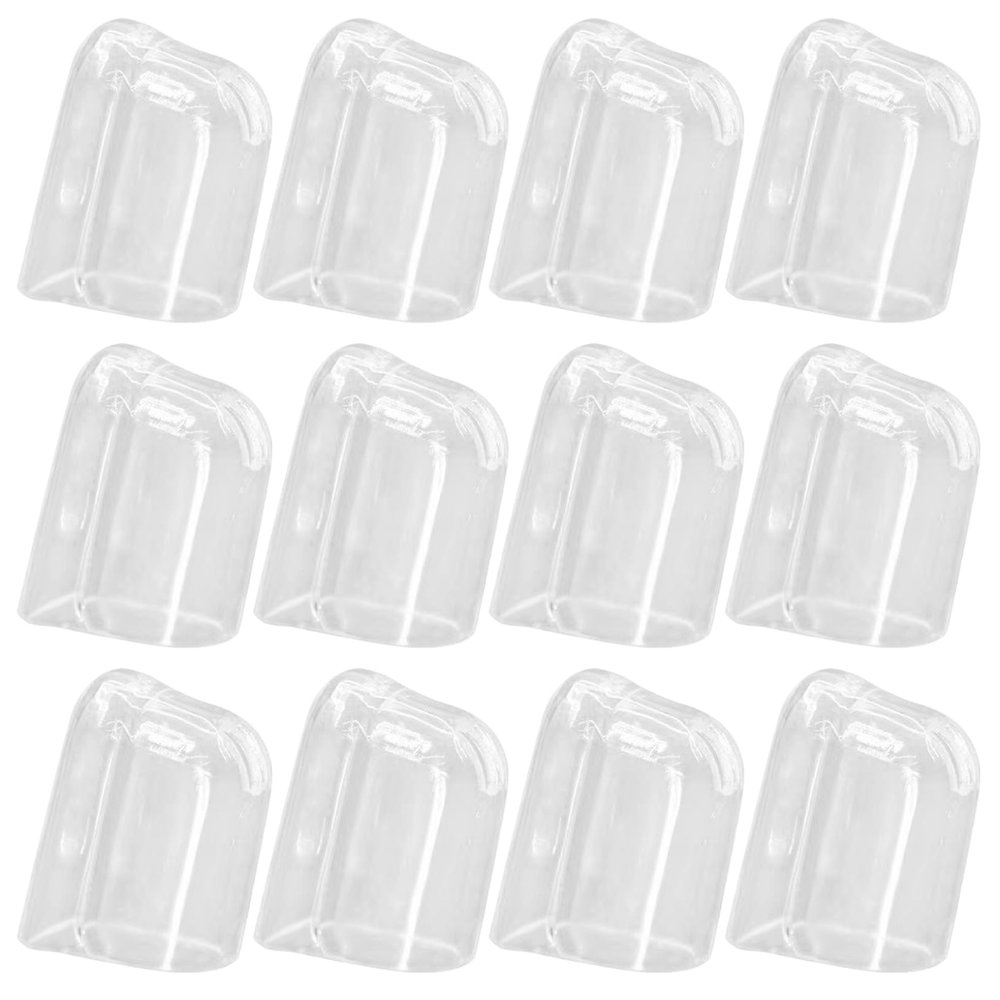 12Pcs Tooth Brush Cover Cap, Reusable Clear Plastic Electric Toothbrush Cover, Electric Toothbrush Cover Toothbrush Head Cover for Healthy Brushing and Storage in Home and Travel