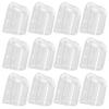 12Pcs Tooth Brush Cover Cap, Reusable Clear Plastic Electric Toothbrush Cover, Electric Toothbrush Cover Toothbrush Head Cover for Healthy Brushing and Storage in Home and Travel view 1