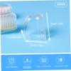 12Pcs Tooth Brush Cover Cap, Reusable Clear Plastic Electric Toothbrush Cover, Electric Toothbrush Cover Toothbrush Head Cover for Healthy Brushing and Storage in Home and Travel view 3