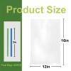 100PCS Thick Cellophane Treat Bags 12x16Inches Clear Cellophane Bag Plastic Cello Bags with Twist Ties Clear Party Favor Bag for Cookie Candy Goodie Bakery Packaging Favor view 2
