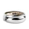 German Shepherd Dog Pill Box 3 Compartment Round Portable Pill Case for Pocket or Purse Pill Holder Weekly Pill Organizer Decorative Metal Medicine Vitamin Organizer Travel Gift view 4
