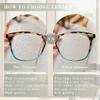 2PCS Zeanaturals Reading Glasses - Women's Sexy Leopard Print Reading Glasses, Anti Blue Light Reading Glasses Women (2.5X,2PCS C) view 2