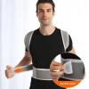 HEQIM Breathable Posture Corrector for Men and Women Full Back Brace Humpback Girdle Spine Lumbar Support Belt Therapy Corset Shoulder Neck Clavicle Waist Pain Relief(Grey,XXL) view 2
