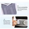 HEQIM Breathable Posture Corrector for Men and Women Full Back Brace Humpback Girdle Spine Lumbar Support Belt Therapy Corset Shoulder Neck Clavicle Waist Pain Relief(Grey,XXL) view 4