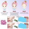 2 Packs Oil Blotting Sheets for Face (110 Sheets) - Oil Absorbing Blotting Papers for Oily Skin, Makeup-Friendly & Portable Oil Wipes view 4