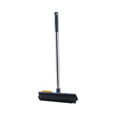 Telescopic Floor Scrub Brush with Scraper for Hard Tile Floors