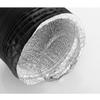 YINUK PVC Aluminum Foil Ventilation Pipe Inner Diameter 170mm 1.5-6m Black Composite Flexible Hose Retractable Smoke Pipe Kitchen Exhaust Pipe(5m) view 4