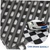 PLAFOPE 2pcs Car Wash Drainage Mat Interlocking Bathroom Flooring Tiles Splicing Mat Non-Slip Shower Treads view 4