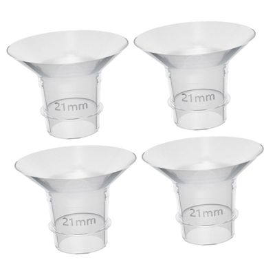 Beatifufu 4pcs Breast Pump Flange Inserts Reusable Flange Inserts Parts Breast Pump Accessories