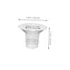 Beatifufu 4pcs Breast Pump Flange Inserts Reusable Flange Inserts Parts Breast Pump Accessories view 2