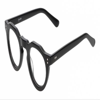 Reptile Malayemys Blue Light Reading Glasses +1.00 Black Women Chic Gaming Computer Glasses Anti Eyestrain/Glare Clear Lens