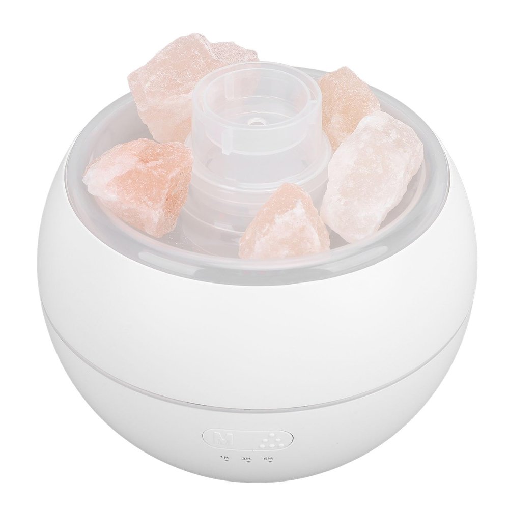 Essential Oil Diffuser 360ml Large Capacity Aromatherapy Machine with Colorful Salt Lamp for Bedroom Humidifier Purifier