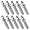 Gogogmee Cane Tips for Hiking Poles 10 Pack Replaceable Metal Walking Stick Tips for Enhanced Stability view 1