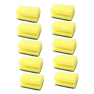 SOLUSTRE 10pcs Dish Washing Sponges Floor Scrubber Kitchen Sponges Scrubbers Dish Scrub Brush