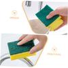 SOLUSTRE 10pcs Dish Washing Sponges Floor Scrubber Kitchen Sponges Scrubbers Dish Scrub Brush view 3