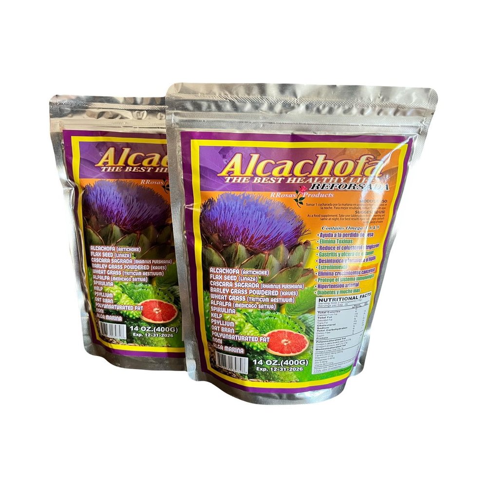 Artichoke - Alcachofa Reforsada Powder 14oz (400 g) - Pack of 2
