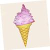 LABRIMP Inflatable Ice Cream Cones for 92CM Pink Swimming Pool Beach Party Props Fun Birthday Party Favors Ideal for and Outdoor Play view 3