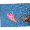 LABRIMP Inflatable Ice Cream Cones for 92CM Pink Swimming Pool Beach Party Props Fun Birthday Party Favors Ideal for and Outdoor Play view 4