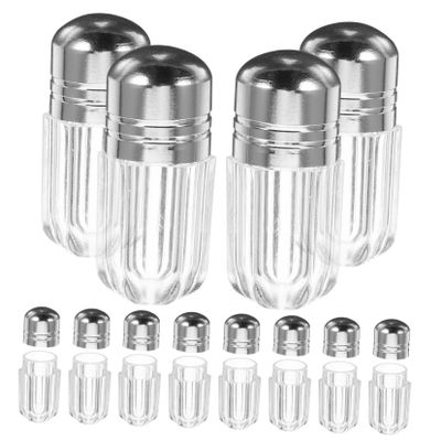 FOYTOKI 20pcs Bottles for Travel Pill Containers Empty Caps Leak Capsule Bottle