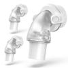 3PCs Replacemet Swivel Elbow Connector for Airfit F20 F30, 22mm Connectors for Airtouch F20 & F30 Series, ItAll Supplies for CPAP Users (3 Packs) view 1