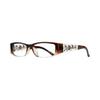 EYEBOGO Francesca Stylish Fashion Reading Glasses for Women, Women's Ladies Classy Comfortable Readers (Brown, 5.00) view 1