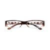 EYEBOGO Francesca Stylish Fashion Reading Glasses for Women, Women's Ladies Classy Comfortable Readers (Brown, 5.00) view 3