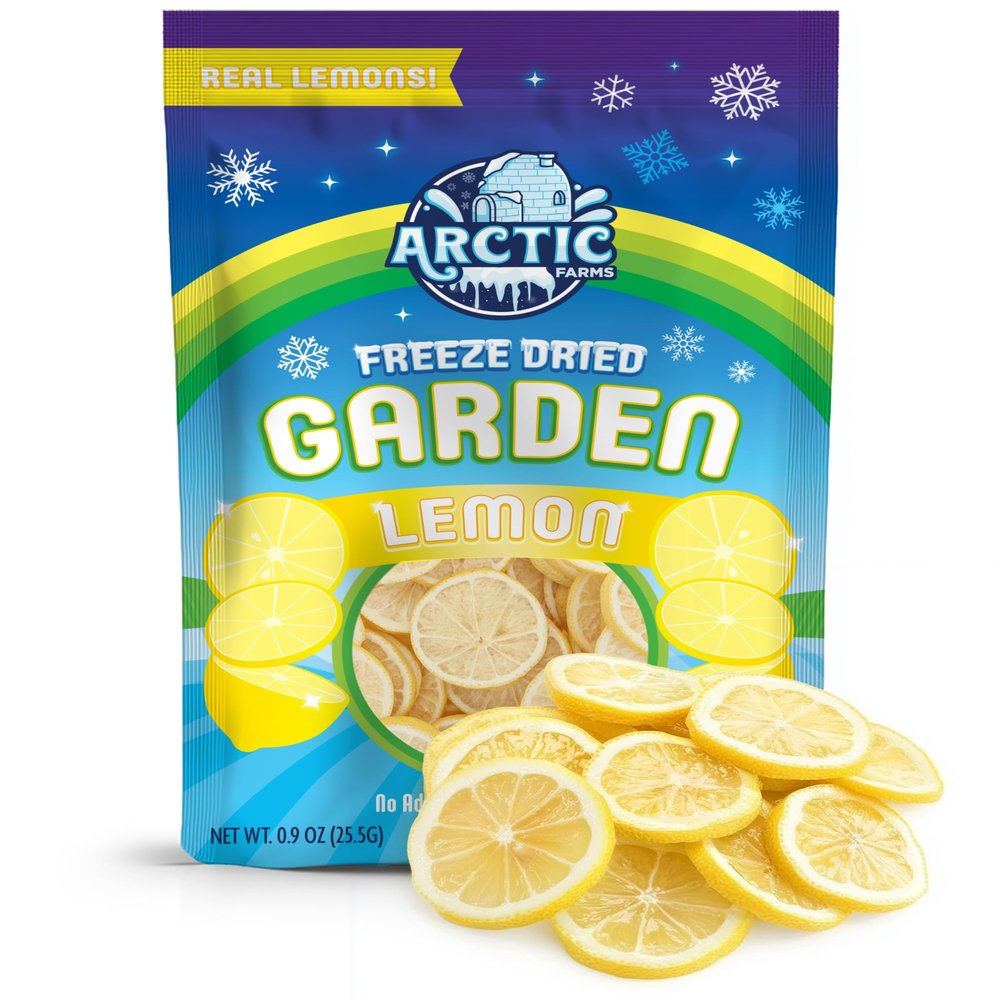 Arctic Farms Freeze Dried Garden Real Lemon, 100% Natural, No Additives (Large Bag)