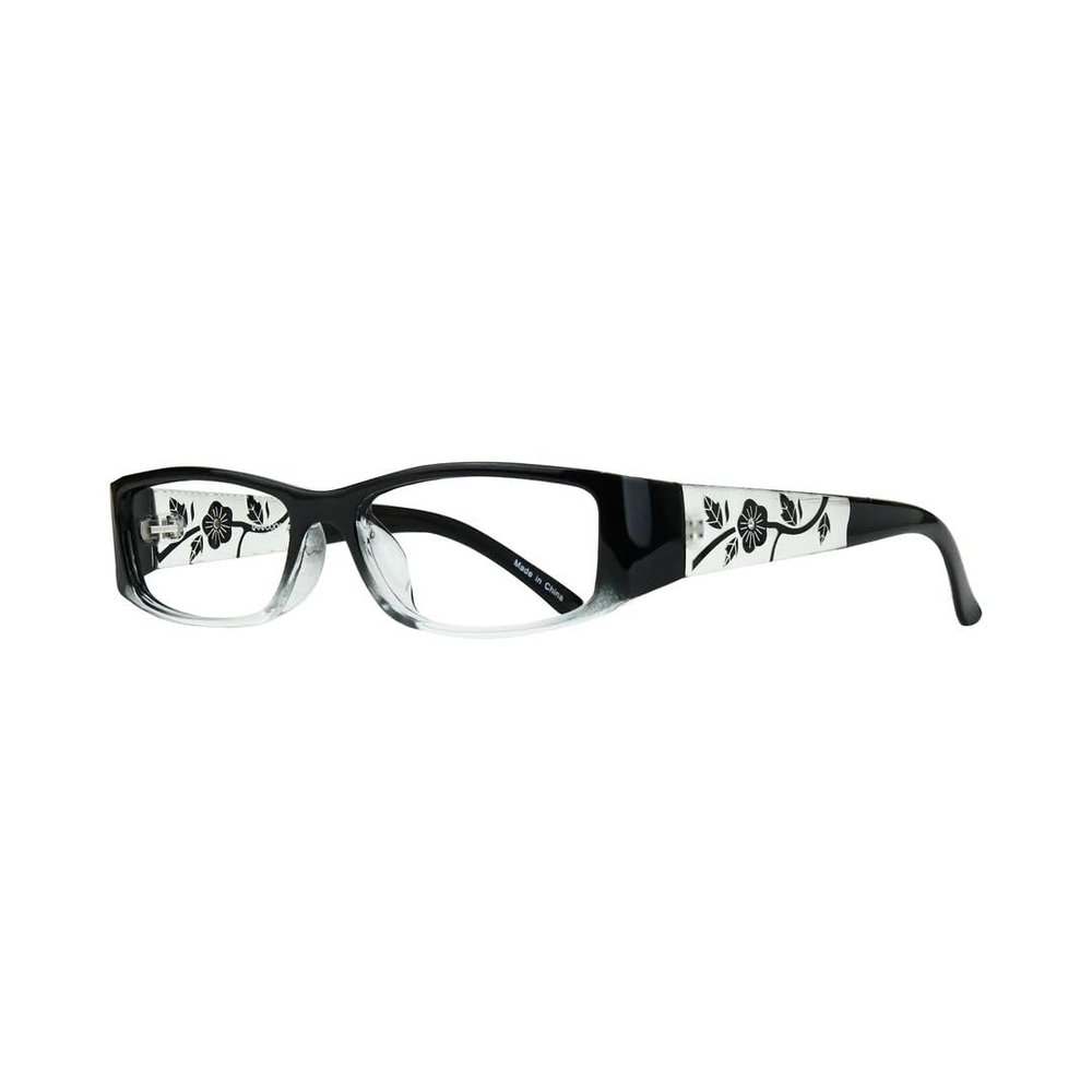 EYEBOGO Francesca Stylish Fashion Reading Glasses for Women, Women's Ladies Classy Comfortable Readers (Black, 3.50)