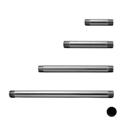 212 Main 5 in. x 36 in. IPS Pipe Nipple - Powder Coat Flat Black