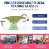 UXAOSVME Rimless Progressive Photochromic Blue Light Reading Glasses view 2