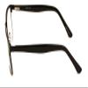 V.W.E. Men Premium Rectangle Metal - Plastic Temple Extra Large Reader - 152mm Wide Frame Reading Glasses Anti-Blue UV (Black, 3.00, x) view 3