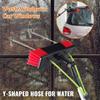 Water Fed Telescopic Brush,High-Altitude Cleaning Brush,Cleaning Photovoltaic and Solar Panels,Washing Set Equipment Extension Pole Cleaning for Trucks Windows,3.6m view 3