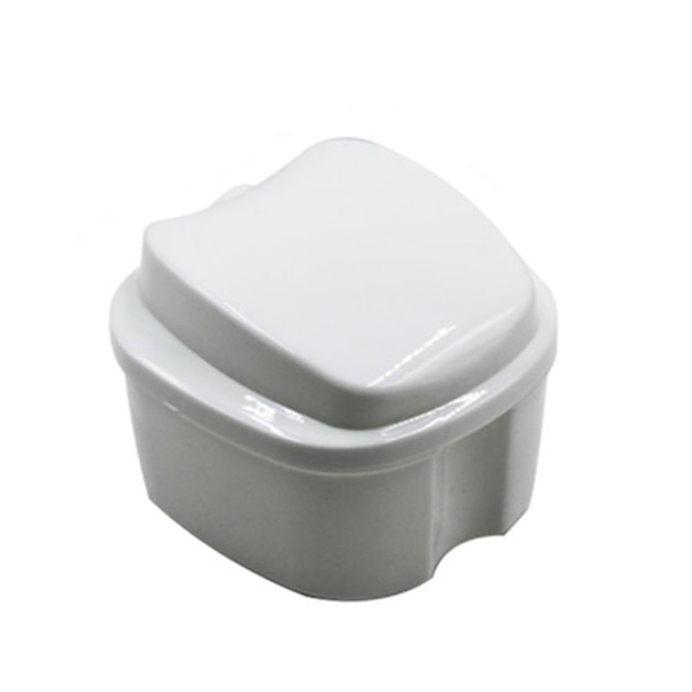 ORFOFE Case Denture Retainer Holder Denture Storage Box Strainer for Easy Cleaning