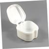 ORFOFE Case Denture Retainer Holder Denture Storage Box Strainer for Easy Cleaning view 3