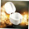 ORFOFE Case Denture Retainer Holder Denture Storage Box Strainer for Easy Cleaning view 4