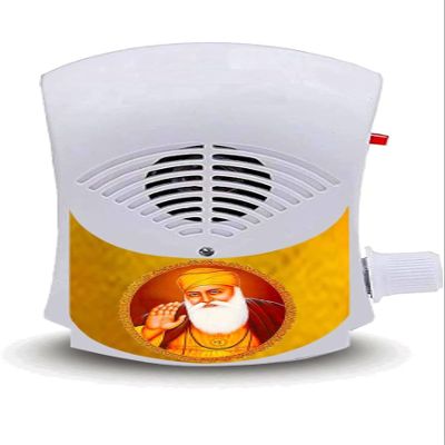 Shukrana Blessings Sikh Mantra Chanting Box | Waheguru Simran & Ek Omkar Satnam Chanting Device | Gurbani Kirtan Speaker for Peace, Meditation, Home & Office