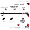 High-Strength Carbon Fiber Retractable High-Altitude Cleaning Window Cleaning Brush Solar Panel Cleaning Brush Window Cleaning Pole Water Fed Brush view 3
