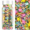 Easter Sprinkles for Cake Decorating, Pastel Spring Sprinkles Mix, Edible Candy Bunny, Jimmies, Nonpareils for Baking, Ice Cream, Cookies, Cupcake Topper view 1