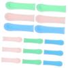 BCOATH 15pcs Visible Ear Spoon Head Replacement Sleeves Soft Silicone Ear Scoops Cover for Spiral Removal Tool view 1
