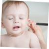 BCOATH 15pcs Visible Ear Spoon Head Replacement Sleeves Soft Silicone Ear Scoops Cover for Spiral Removal Tool view 4