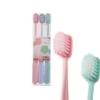 FWXCKK Wide Head Manual Soft Toothbrush for Adults, Adult Manual Soft Toothbrush Set (3 Sets per Box), All-Round Care of Teeth and Gums,Couple Soft Toothbrush Set view 1