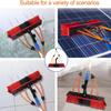 photovoltaic Cleaner Window Cleaning Pole 4-12M,Window Cleaner Kit,Water/Hose Fed Pole,Window Cleaning Brush Equipment,Cleaning Photovoltaic and Solar Panels/7m Rod/50cm Brush Head view 3