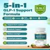 Anven Health GLP-1 Supplement 100 Billion Akkermansia Probiotic & Prebiotic for Gut Health & Digestion, Metabolism & Energy Support with Vitamin B2 & D, Green Tea and Chromium - Non-GMO | 180 Capsules view 2