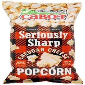 Cabot Creamery Seriously Sharp Cheddar Cheese Popcorn 1x 4.5oz bag