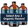 Bluestem Botanicals Cocktail and Mocktail Syrup Trio, 3 Bottles, 8 oz view 1